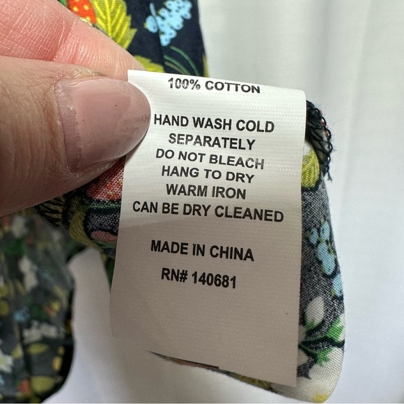 UNIQUE VINTAGE Size M / L 1950's Flare Dress Strawberry Floral Pinup Milkmaid - Picture 8 of 15